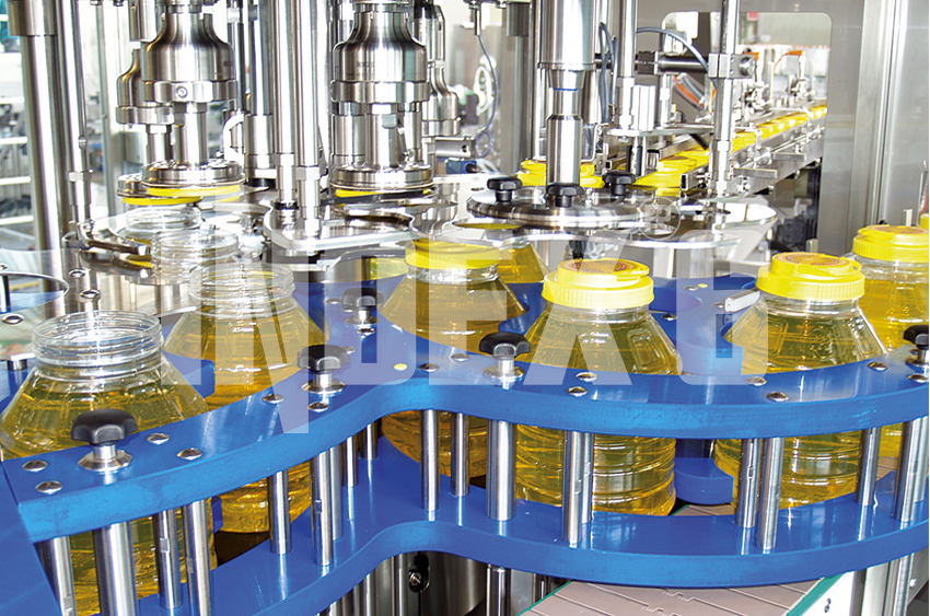 Edible Oils Filling PET Jars